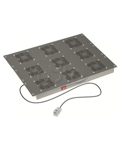 Потолочный вентиляторный модуль, с термостатом 9 вент. для крыши Ш=800мм DKC R5VSIT8009FT в Стерлитамаке Вентиляторные модули Pintop.ru