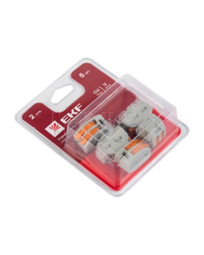 Клемма СМК 222-412 блистер (5шт) EKF (plc-smk-412b) в Стерлитамаке Клеммные колодки Pintop.ru