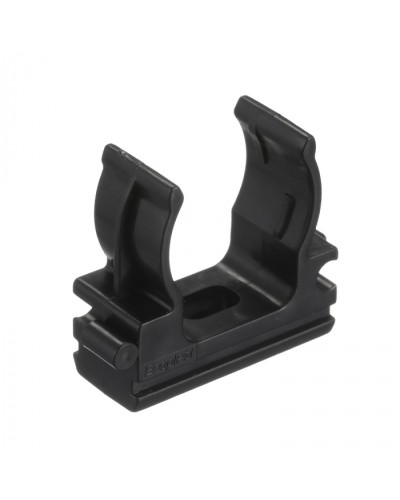 CF20G Держатель (клипса), без галогена, для труб D20мм, цвет чёрный (50 шт/упак) Экопласт (41720-50HF-BL) в Стерлитамаке Держатели, клипсы, скобы Pintop.ru