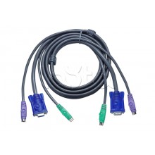 КВМ-кабель с интерфейсами PS/2, VGA (1.8м) ATEN 2L-1001P/C