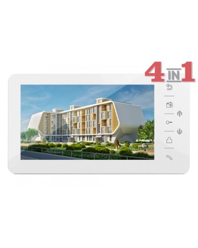 Монитор цветного видеодомофона Tantos Prime HD (White) VZ в Стерлитамаке Абонентские видеоустройства Pintop.ru