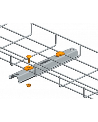 Крепежный комплект проволочного лотка к элементам системы подвесов Промрукав (50 шт/уп) (PR08.2467) в Стерлитамаке Огнестойкие кабельные линии Pintop.ru