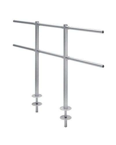 Поручень ограждения двойной длинной 440 Oxgard Поручни 440 (ВЗР 1996.05-01) в Стерлитамаке Ограждения Pintop.ru