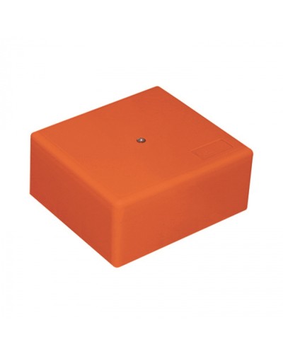MB75 Коробка огн. E-110,о/п 75х75х40, с гладкими стенками,без галогена, заземление, IP41, 12P, (1,5-2,5 мм2), цвет оранж в Стерлитамаке Распределительные коробки Pintop.ru