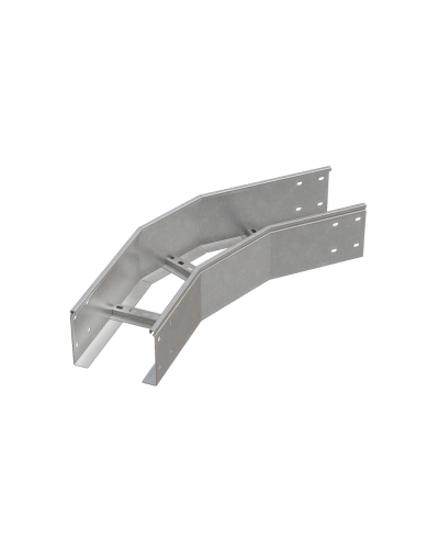 Угол лестничный горизонтальный 45 гр. 150х600х1,2 мм N КМ-профиль (LGL45-150-600-1.2 N) в Стерлитамаке Аксессуары для лотков Pintop.ru