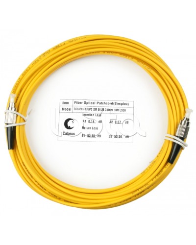 Шнур оптический simplex FC-FC 9/125 sm 25м LSZH Cabeus FOP(s)-9-FC-FC-25m в Стерлитамаке Патч-корды оптические Pintop.ru
