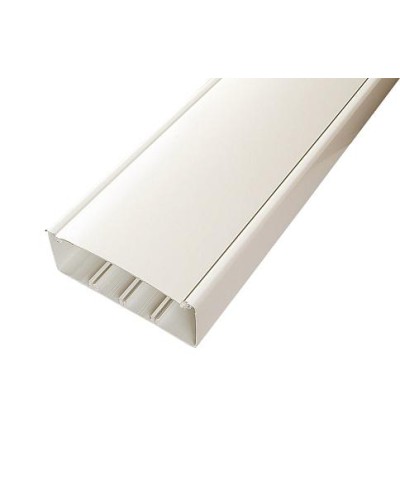 Кабельный канал с крышкой 130х50х2000мм (белый) SPL (130001S) в Стерлитамаке Кабель-канал Pintop.ru