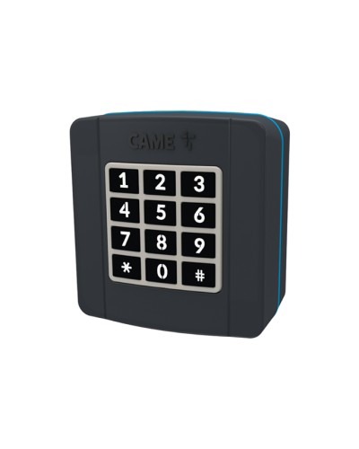 Проводная накладная кодонаборная клавиатура Came 806SL-0280 - SELT1BDG, подключаемая к шине CXN, 12 кнопок, синяя подсветка, RAL7024 в Стерлитамаке Запчасти для шлагбаумов и автоматики Pintop.ru