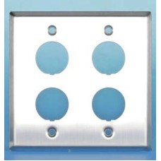 Панель лицевая для 4-х промышленных модулей Hyperline FP-IE-U-4-SL