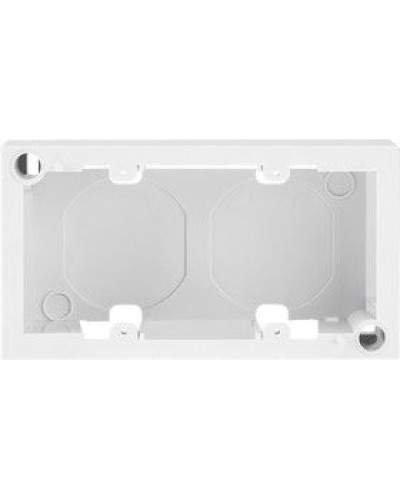 Короб накладной для лицевых панелей 80х150 под 4 модуля 45х22,5 Mosaic 03-0127 в Стерлитамаке Распределительные коробки Pintop.ru