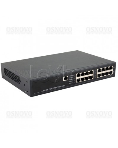 PoE-инжектор управляемый Gigabit Ethernet на 8 портов OSNOVO Midspan-8/150RGM в Стерлитамаке Блоки питания для кожухов и камер Pintop.ru