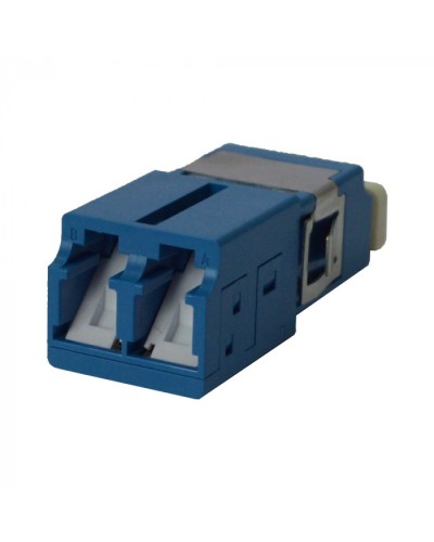 Адаптер оптический LC OM3, со шторкой, корпус SC, дуплексный LANMASTER (LAN-2LCS/SH-AM-OM3) в Стерлитамаке Коннекторы ВО Pintop.ru