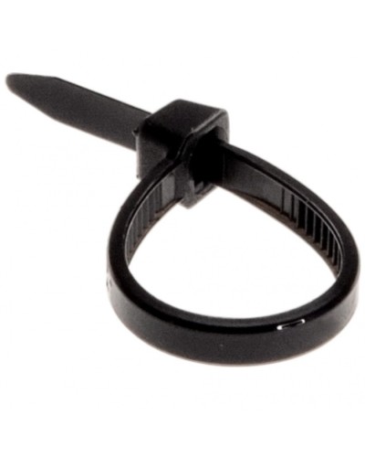 Хомут-стяжка нейлоновый 2.5х100 мм чёрный (100шт/уп) REXANT 07-0101 в Стерлитамаке Стяжки-хомуты Pintop.ru