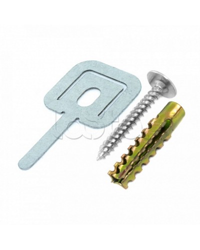 Комплекты для крепления ОКЛ с использованием самореза, дюбеля и хомута FR ПР-25 (100 шт) Промрукав (PR08.5200) в Стерлитамаке Огнестойкие кабельные линии Pintop.ru