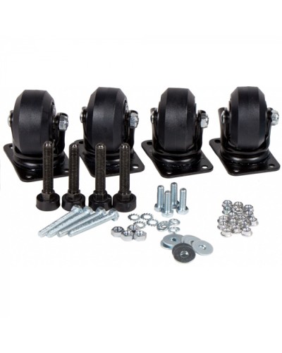 Комплект усиленных роликов и ножек для шкафов DCS LANMASTER (LAN-DC-CB-R+F-SET) в Стерлитамаке Аксессуары для стоек и шкафов Pintop.ru