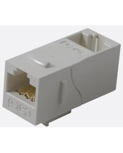 Повторитель портов RJ-45, неэкранированный, 90 градусов, кат.6, формата Keystone, белый LANMASTER LAN-KCP45U6/90-WH в Стерлитамаке Проходные адаптеры Pintop.ru