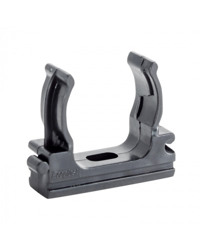 CF32G Держатель (клипса), без галогена, для труб D32мм, цвет чёрный (10шт) Экопласт (41732-10HF-BL) в Стерлитамаке Держатели, клипсы, скобы Pintop.ru