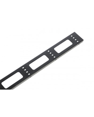 Органайзер кабельный вертикальный для стойки внешний с окнами 42U ЦМО ВКО-СТК-42-9005 в Стерлитамаке Кабельные органайзеры Pintop.ru