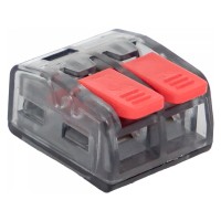 Клемма СМК 221-412 2 отверстия 0.2-4.0 мм2 (100шт.) EKF PROxima (plc-smk-221-412)