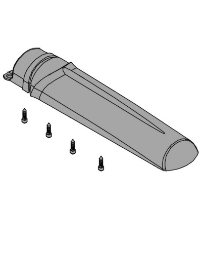 Крышка кожуха винта АХ302304, АХ3024, АХ402306, АХ412306 Came 119RID308 в Стерлитамаке Запчасти для шлагбаумов и автоматики Pintop.ru
