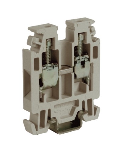 Зажим 2,5 кв.мм серый DKC ZRN500GR в Стерлитамаке Крепежные изделия Pintop.ru