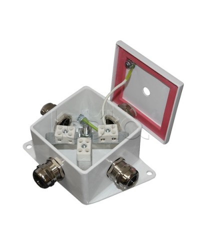 Коробка монтажная огнестойкая Гефест КМ-О (6к)-IP66, три ввода 80х80х68 в Стерлитамаке Распределительные коробки Pintop.ru