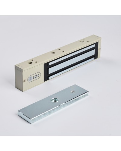 R-Lock RL-EM280-L0G - Электромагнитный замкок, 280кг, DC12/24B, цвет серый, RAL7032 (галечный серый) в Стерлитамаке Электромагнитные замки Pintop.ru