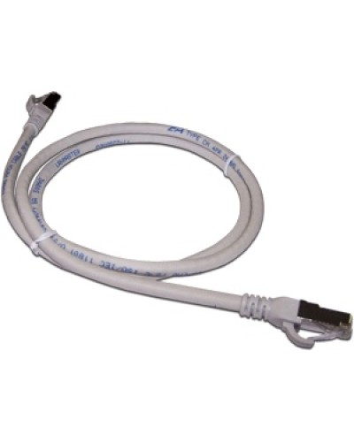 Патч-корд RJ45 - RJ45, 4 пары, FTP, категория 6A, 0.5 м, серый LANMASTER LAN6A-S45-45-0.5-GY в Стерлитамаке Патчкорды (медные) Pintop.ru