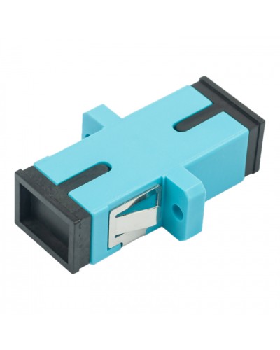 Адаптер оптический проходной SC-SC, OM3, симплекс (simplex), бирюзовый Datarex DR-540023 в Стерлитамаке Коммутационные изделия Pintop.ru