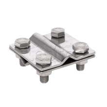 Зажим крестовидный прут-прут (пластина 57x57мм) Ni EKF PROxima (lp-g3109-ni)