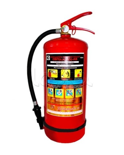 Огнетушитель воздушно-пенный Ярпожинвест ОВП-10(з) в Стерлитамаке Огнетушители Pintop.ru