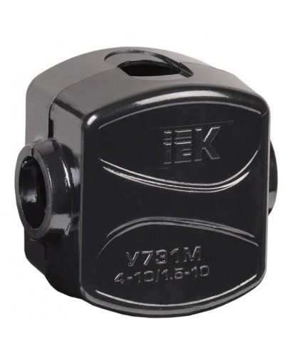 Зажим кабельный ответвительный У-731М (4-10/1,5-10мм2) IP20 IEK (UKZ-ZO-731M) в Стерлитамаке Клеммные колодки Pintop.ru