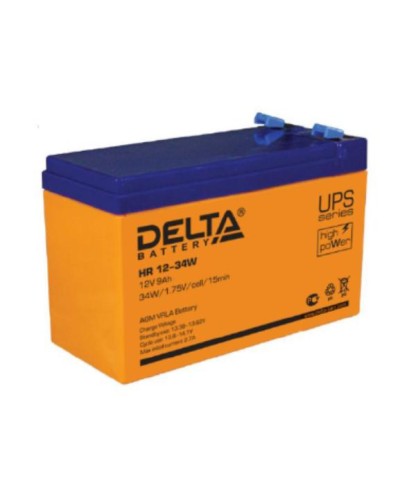 Аккумулятор свинцово-кислотный Delta HR 12-34W в Стерлитамаке Электротехническое оборудование Pintop.ru