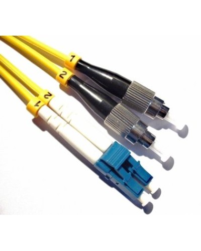 Патч-корд оптический, PVC, дуплексный, LC/UPC-FC/UPC, SM OS2, 2.0 м TWT (TWT-2LC-2FC/SU-2.0) в Стерлитамаке Патч-корды оптические Pintop.ru