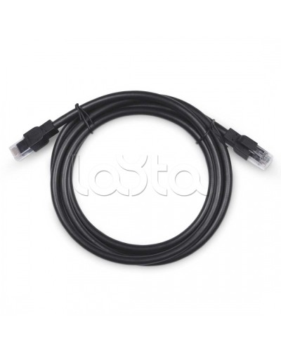 Патч-корд U/UTP, категория 6a, 2xRJ45/8p8c, неэкран. армир. гофр. стальной лентой, черный, РЕ, внешний, 3м Cabeus PC-ARM-UTP-RJ45-Cat.6a-3m-PE в Стерлитамаке Патчкорды (медные) Pintop.ru