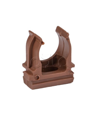 Крепеж-клипса d25 мм (10 шт) темное дерево EKF-Plast (derj-z-25d) в Стерлитамаке Держатели, клипсы, скобы Pintop.ru