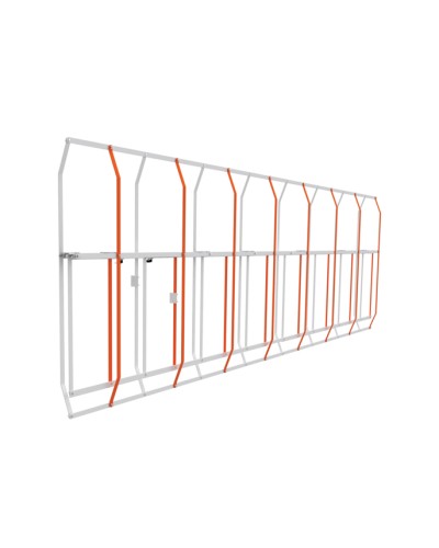 Шторка стрелы шлагбаумов GT высотой 1,3 м (модуль 1721 мм) Came 803XA-0350 в Стерлитамаке Запчасти для шлагбаумов и автоматики Pintop.ru