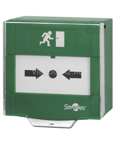 Устройство разблокировки двери с восстанавливаемой вставкой Smartec ST-ER105D-GN в Стерлитамаке Кнопки выхода Pintop.ru