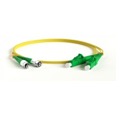 Патч-корд волоконно-оптический Hyperline FC-D2-9-FC/AR-ST/AR-H-1M-LSZH-YL