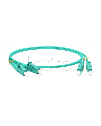 Патч-корд волоконно-оптический Hyperline FC-D2-503-LC/PR-LC/PR-H-15M-LSZH-AQ в Стерлитамаке Патч-корды оптические Pintop.ru