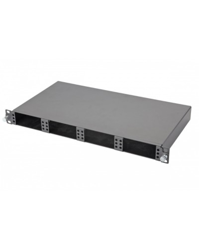 Панель 47M-20-00-01BL Eurolan Оптическая MTP выдвижная 19” 1U, на 4 кассеты, серия 1 в Стерлитамаке Кроссы оптические Pintop.ru