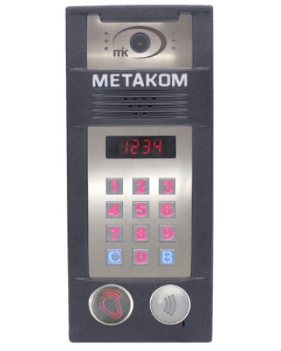 Многоабонентый антивандальный блок вызова со встроенной гибридной видеокамерой Метаком MК2018-RFMFСVH в Стерлитамаке Блоки вызова многоабонентные Pintop.ru