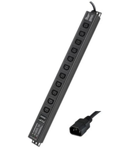 Блок распределения питания вертикальный для 19 шкафов DKC R5VIEC11CDOP в Стерлитамаке Блоки розеток Pintop.ru