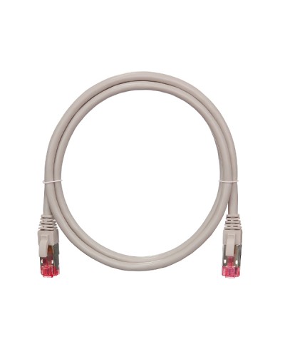 Шнур коммутационный 2хRJ45/8P8C S/FTP кат.6A (NMC-PC4SA55B-005-GY) NIKOMAX (0.5 м) в Стерлитамаке Патчкорды (медные) Pintop.ru