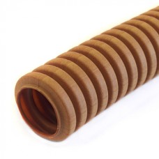 Труба гофрированная ПВХ легкая 350 Н бук с/з д20 (100 м/уп) Промрукав (PR01.0033)