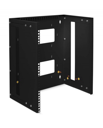 Кронштейн настенный 19 12U, цвет черный Cabeus NC-12U-BK в Стерлитамаке Аксессуары для стоек и шкафов Pintop.ru