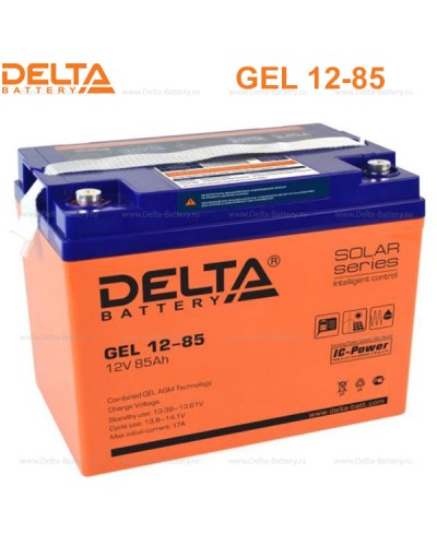 Аккумулятор свинцово-кислотный Delta GEL 12-85 в Стерлитамаке Электротехническое оборудование Pintop.ru