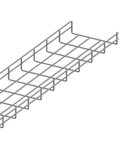 Лоток проволочный 50х50мм, Ф3.8мм, оцинкованный (3 м) LANMASTER LAN-MT50x50-3.8EZ в Стерлитамаке Кабельные лотки Pintop.ru