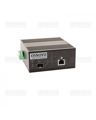 Медиаконвертер Gigabit Ethernet с поддержкой PoE OSNOVO OMC-1000-11X/I в Стерлитамаке Медиаконвертеры Pintop.ru