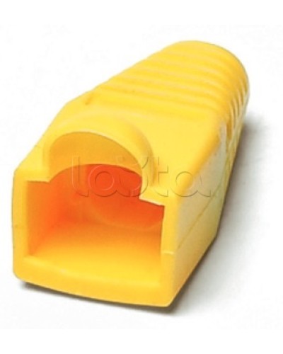 Колпачок изолирующий для разъемов RJ-45 желтый (10шт.) Hyperline BOOT-YL-10 в Стерлитамаке Коннекторы Pintop.ru